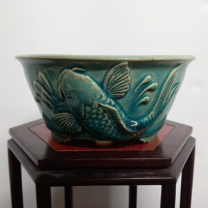 Vaso bonsai Shinobu smaltato